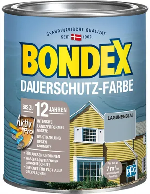 Produktbild von Bondex Dauerschutz-Holzfarbe 750 ml lagunenblau