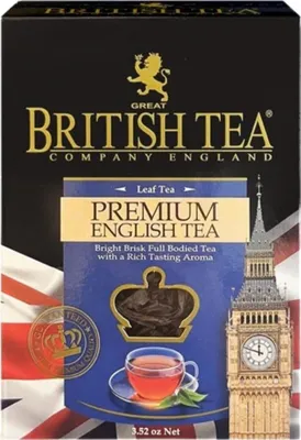 Zdjęcie produktu dla GREAT BRITISH TEA Premium Herbatka Herbata Czarna Liściasta 100g