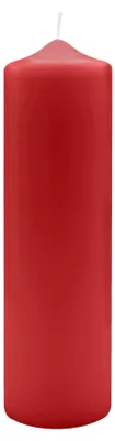 Produktbild von Spitzkopf Stumpen Kerzen Rot 25 x Ø 7 cm, 6 Stück