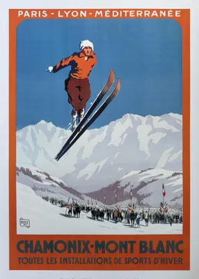 Imagen del producto de Chamonix - Un Sauteur - Póster/Cartel de 50x70 cm
