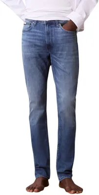Immagine prodotto di Jeans da uomo Calvin Klein, modello skinny, colore blu (Embers), vita media, taglia 42W/30L