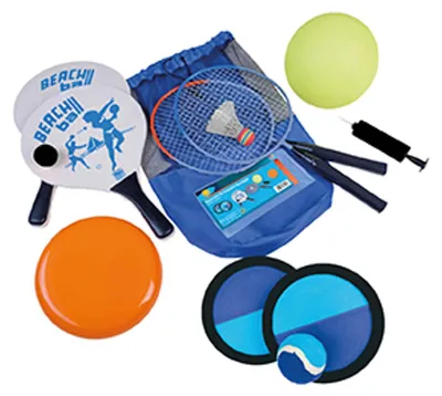 Produktbild von Happy People Sport und Spiele Set, 5 Freizeitspiele, 13-teilig, 75201