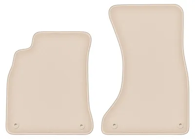 Produktbild von DURBAN Beige Velours-Fußmatten vorne für Audi A4 B8 Limousine, Kombi, Avant, allroad (2007-2015)