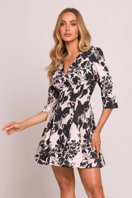 Obrázek produktu pro Made of Emotion Dámské mini šaty Ymeri M849 růžovo-navy S