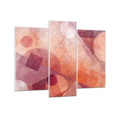 Produktbild von Bilder auf glas - Abstraktion modern - 130x100cm - Glasbilder - Wandbilder - Kunstdruck - zum Aufhängen bereit - Wanddekoration aus Glas - Glas Bilder - Wandbild auf Glas - 3 Teile - GCB130x100-3763