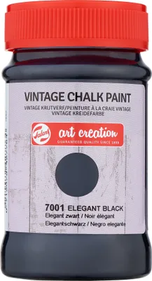 Zdjęcie produktu dla Talens Art Creation Vintage farba kredowa butelka 100 ml Elegancka czerń 7001