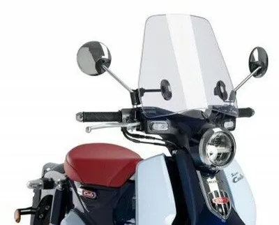 Produktbild von PUIG 3491W Rollerscheibe Urban  passend fuer HONDA SUPER CUB C125 Transparent