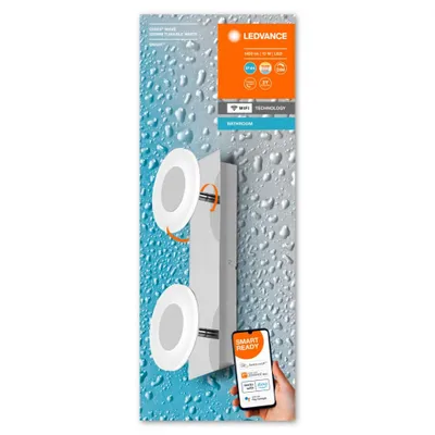 Obrázok produktu pre LEDVANCE SMART+ Orbis, Inteligentné nástenné svetlo, Wi-Fi, Strieborná, LED, Žiarovky bez možnosti výmeny, 3000 K