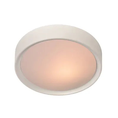 Produktbild von Lucide Deckenleuchte Ø33 cm, Dimmbar, für LED-Leuchtmittel, Schwarz oder Weiß