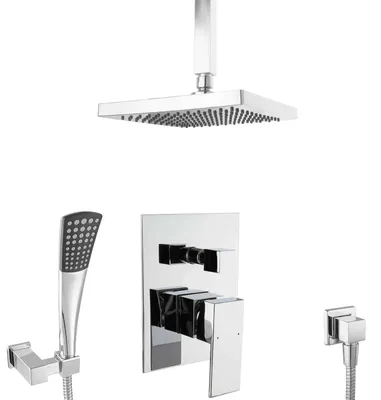Produktbild von PaulGurkes Unterputz Duschsystem 20cm Deckenmontage
