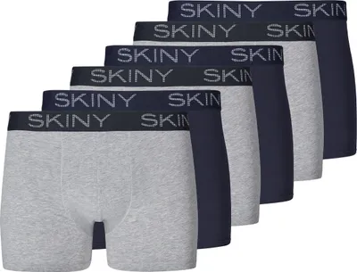 Produktbild von Skiny 6er Pack Baumwolle Retro Short / Pant Perfekter Passform dank Stretchanteil, Logo im angesetzten Bundgummi, Angenehmes Tragegefühl