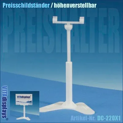 Produktbild von Schildhalter / Steckschlitz (Höhenverstellbar) (10 Stück)