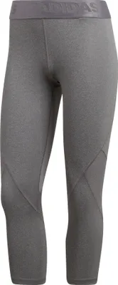 Obrázek produktu pro Adidas Alphaskin Sport Heather, Sportovní legíny, Dospělý, Ženy, Tříčtvrteční, Jednobarevný, Cvičení