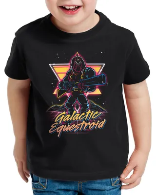 Produktbild von style3 Retro Galactic Equestroid T-Shirt für Kinder