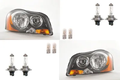 Zdjęcie produktu dla Johns, reflektory halogenowe pasujące do Volvo XC90 10/02-05/06 Light. Zestaw Lewy Prawy 30744007 31111186 30678174 30678586 8620571 30744008 31111187