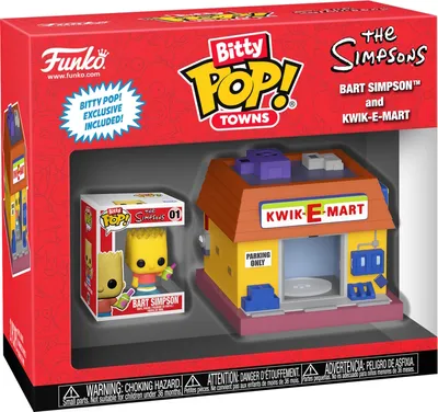 Produktbild von The Simpsons - Bart Simpsons and Kwik-E-Mart Bitty Pop! Funko
