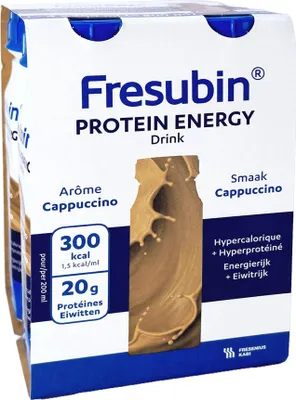 Produktbild von Fresubin PROTEIN ENERGY Drink Cappuccino 4x200ml Trinkflasche