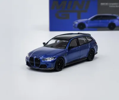 Produktbild von _BMW M3 Competition Touring Portimao Blue Metallic – Mini GT 1:64