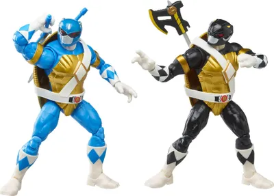Produktbild von Hasbro Power Rangers x TMNT Lightning Collection Actionfiguren 2022 Morphed Donatello & Morphed Leonardo HASF2966