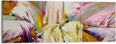 Produktbild von Bild auf Leinwand - Leinwandbild - Frau Modell - 150x50cm - Wand Bild - Wanddeko - Wandbilder - Leinwanddruck - Bilder - Kunstdruck - Wanddekoration - Leinwand bilder - Wandkunst - CA150x50-3524