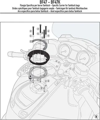 Produktbild von Tankschlosshalter Für Bmw R 1200Rt (05-13)
