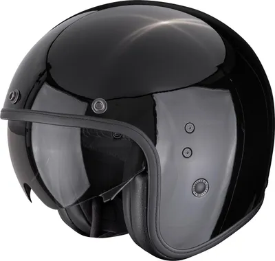Produktbild von Scorpion Belfast EVO Solid Jethelm Schwarz L