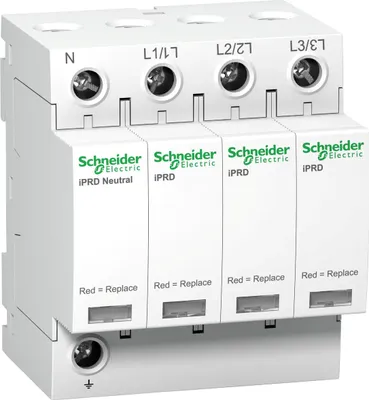 Immagine prodotto di Acti9 IPRD20R 3P+N 20KA CLASSE C Scaricatore di sovratensione A9L20600 Schneider Electric