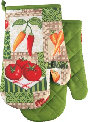 Obrázek produktu pro Kuchyňské rukavice s magnetem Vege 0217FS15 Sada 2 kuchyňských rukavic 18x27 cm