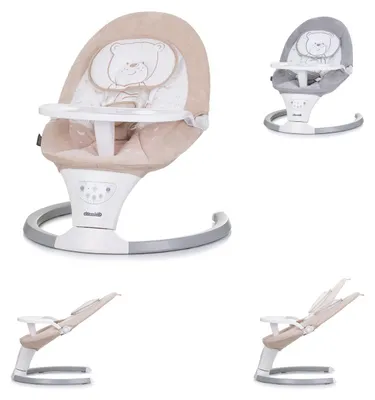 Image de Chipolino Transat Lera musique, ceinture de sécurité, coussin, télécommande, minuteur beige