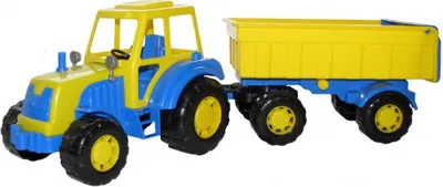 Image de Tracteur Little Farmer avec remorque