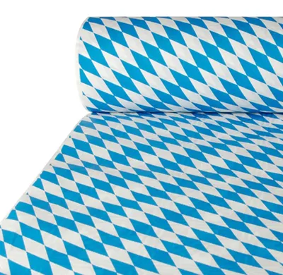 Produktbild von Papstar 88162, Rechteckig, Papier, Blau, Weiß, Muster, 1 Stück(e), 1000 mm