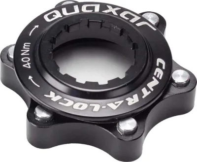 Produktbild von Quaxar Cl Bremsscheibenadapter Für Fahrrad Schwarz Schwarz One Size