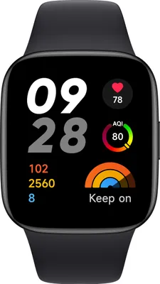 Produktbild von Xiaomi Redmi Watch 3 schwarz Bluetooth Smartwatch