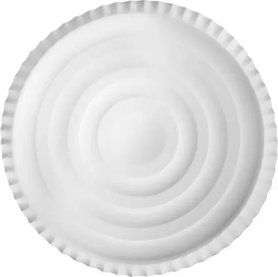 Produktbild von Weiße runde Pappteller 42 cm 100 Stück.