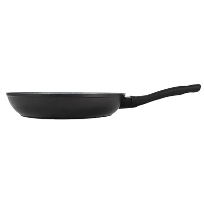 Produktbild von karl-hausmann Bratpfanne 28 cm GREBLON C3 Antihaftbeschichtung Rubin Aluminium mit Granitbeschichtung für alle Herdarten wärmeisolierender Griff PFOE-frei