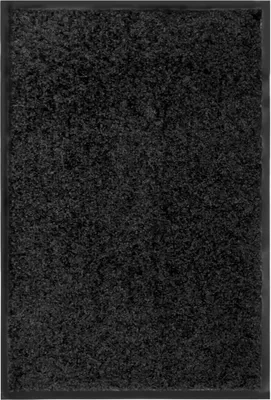 Image de Paillasson lavable Noir 40x60 cm
