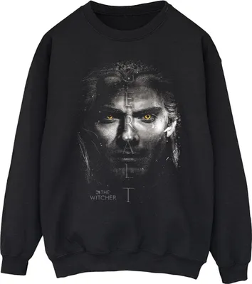 Produktbild von Netflix - "The Witcher" Sweatshirt für Herren BI49886 (M) (Schwarz)