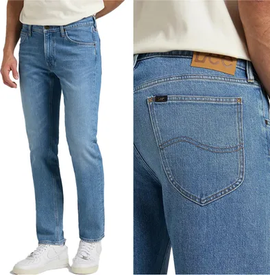Produktbild von LEE, Herren Jeanshosen, Straight fit, DAREN ZIP FLY, W31 L32, Blau, Jeans, baggyjeans, buggy