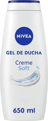 Obrázok produktu pre NIVEA Creme Soft, Sprchovací gél, 650 ml, Dospelí, Unisex, Telo, Univerzálna pleť