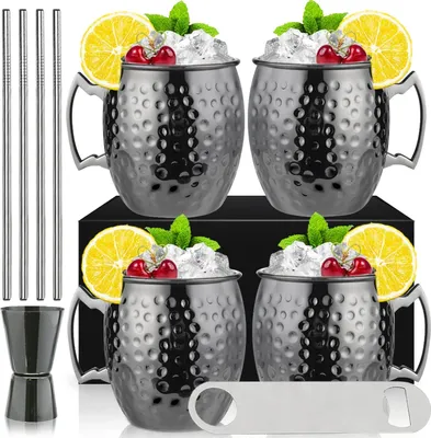 Produktbild von Moscow Mule Becher - Moscow Mule Becher - Moscow Mule - Moskow Mule Becher - Cocktailglas - Cocktailgläser