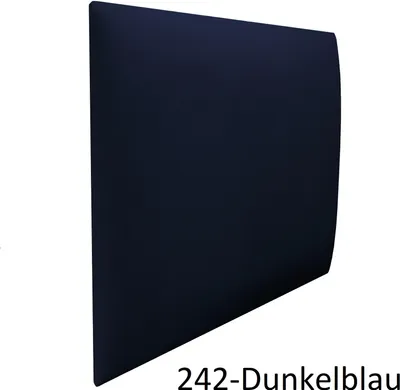 Produktbild von Polsterpaneel Wandkissen Wandpolster Bettkopfteil Wandpaneel Schlafzimmer | 60 x 30 cm | Dunkelblau