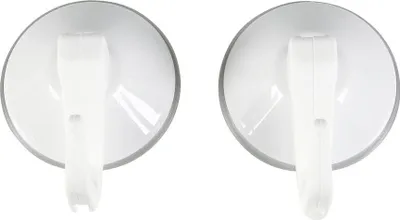 Produktbild von Hebelsaughaken, Ø 40 mm, weiß (2er Pack)