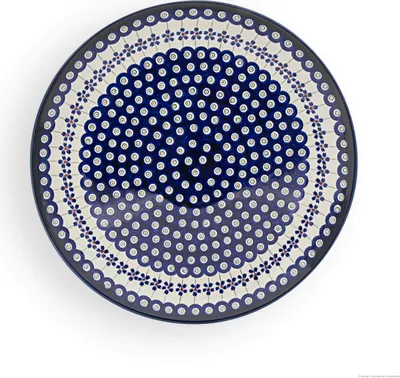 Produktbild von Original Bunzlauer Keramik Servierteller flach Ø 33 cm im Design 166a
