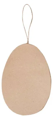 Immagine prodotto di Set fai da te Colorations: ciondoli in cartapesta a forma di uovo di Pasqua, 6 pezzi, creativo
