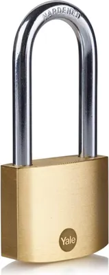 Produktbild von Yale Vorhängeschloss mit Schlüssel, Messing, 40mm, 3 Schlüssel, Stahlbügel