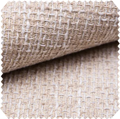 Produktbild von novely® LANZ Premium Möbelstoff mit Schwerem Webcharakter - Grob Gewebter Polsterstoff - Pflegeleichte Meterware 1lfm - Farbe: 01 Beige Creme