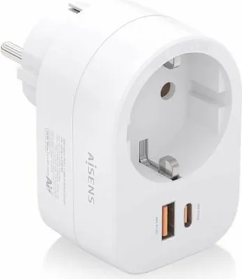 Immagine prodotto di Aisens Asps-1a1c06-w Caricatore da parete Usb-a e Usb-c Taglia unica