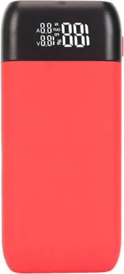 Image de Chargeur rapide USB-C double pour batterie Li-ion 3,6 V et 3,7 V, rouge