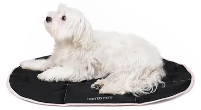 Image de Tapis de repos pour chiens United Pets - Lit de voyage pliable pour chiens, tapis de couchage pour animaux