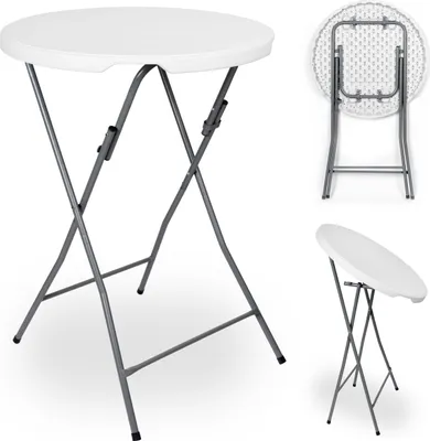 Obrázek produktu pro Skládací cateringový stůl GALA 80 cm bílý